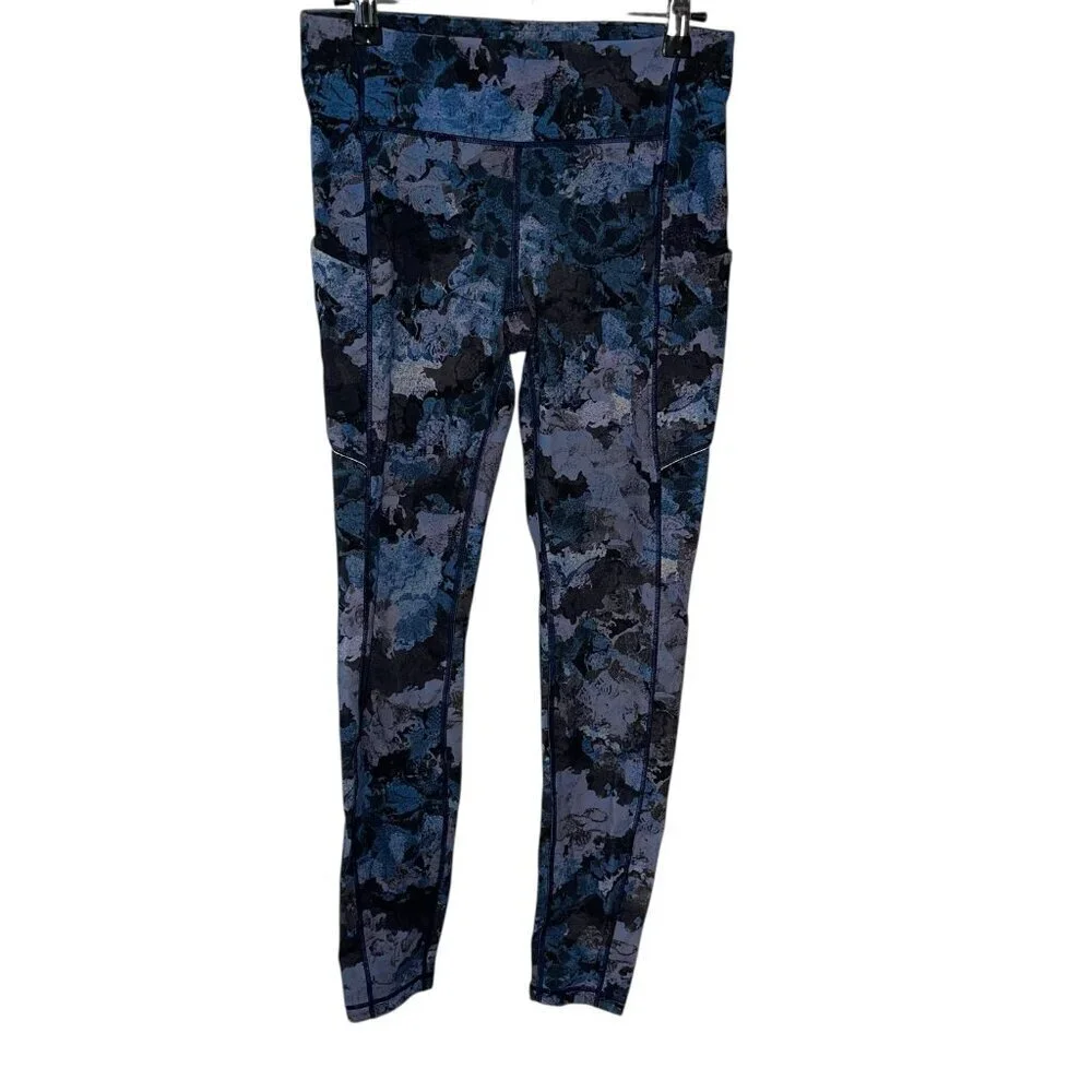 Lululemon Speed Up Tight Full On Luxtreme 28” Screen Camo Multicolor Sz 6 LW5AU